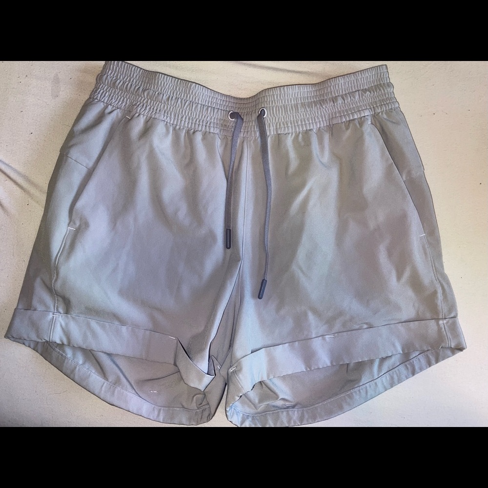 BLUE LULULEMON SHORTS